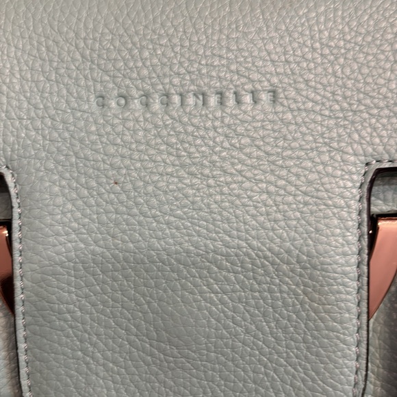 Coccinelle Mint Green Designer Leather Purse w/Detatchable Strap - Picture 2 of 8